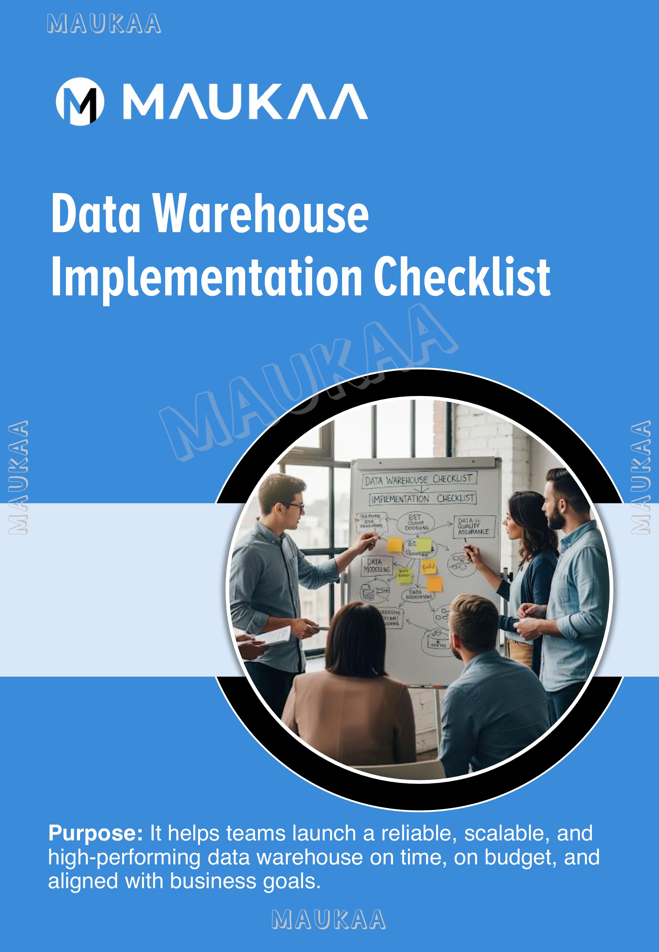 Data Warehouse Implementation Checklist